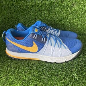 Nike Zoom Wildhorse 4 Trail Running Shoes Men's Size 10.5 Blue Orange Running*